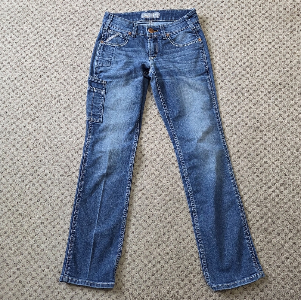 Ariat rebar midrise straight